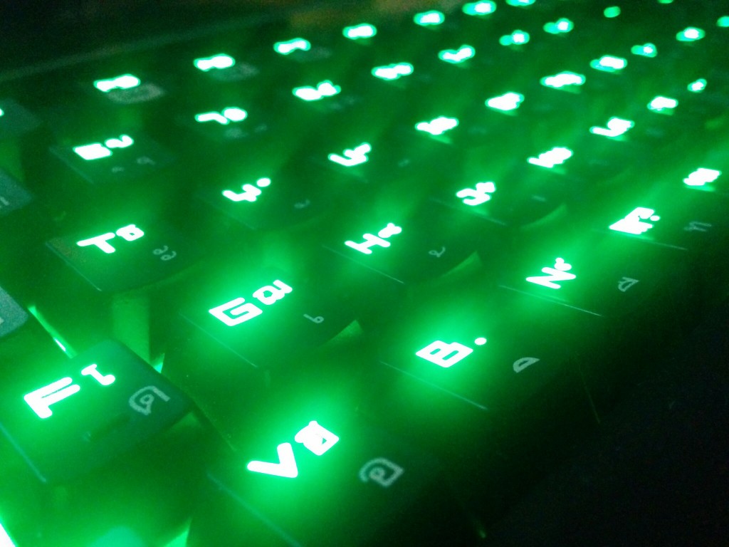 Glowing Keyboard