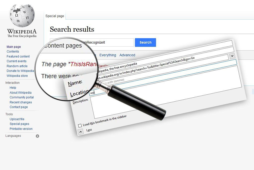 How to Create Search Bookmarklets